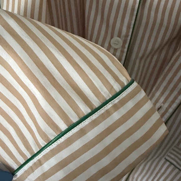 SCHOSTAL ROMA COTTON STRIPED PAJAMA SET - Picture 9 of 11